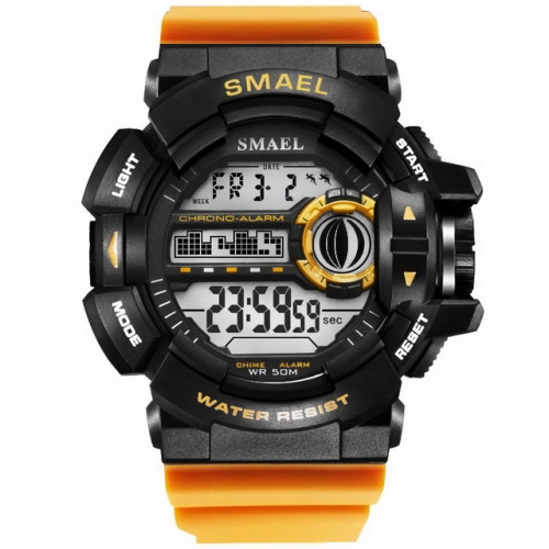 SMAEL hot sale unisex outdoor sport multi-function luminous waterproof electronic men's watch