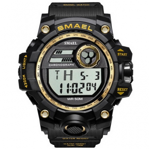 SMAEL new series digital outdoor sport waterproof multi-function electronic men's watch