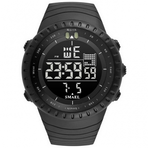 SMAEL fashion popular unisex outdoor sport multi-function electronic men's watch