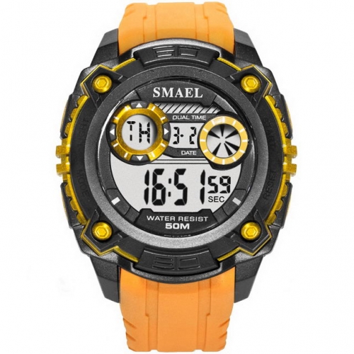 SMAEL personality dial outdoor sport multi-function waterproof electronic men's watch