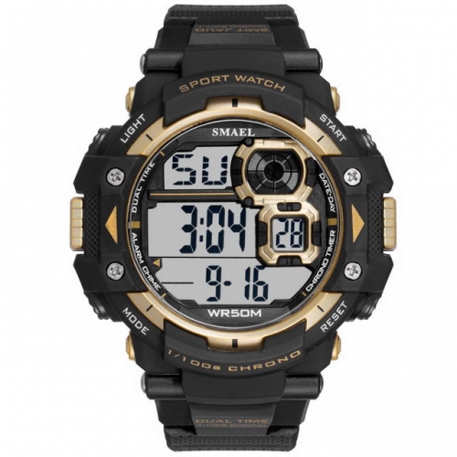 SMAEL outdoor sport multi-function luminous waterproof electronic men's watch