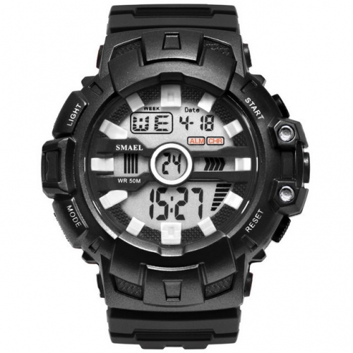 SMAEL student's outdoor luminous shockproof waterproof multi-function electronic men's watch