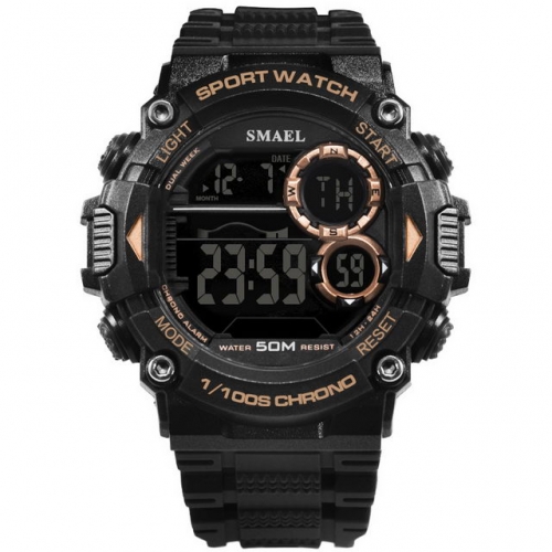 SMAEL hot sale unisex multi-function sport luminous waterproof electronic men's watch