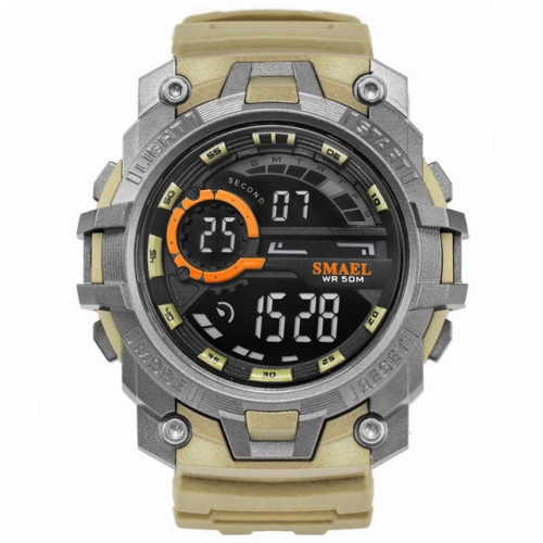 SMAEL fashion unisex multi-function outdoor sport luminous waterproof electronic men's watch