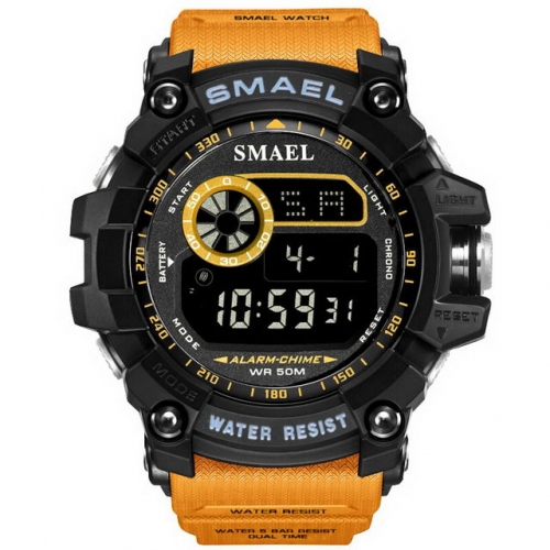 SMAEL outdoor sport waterproof shockproof student's multi-function electronic men's watch