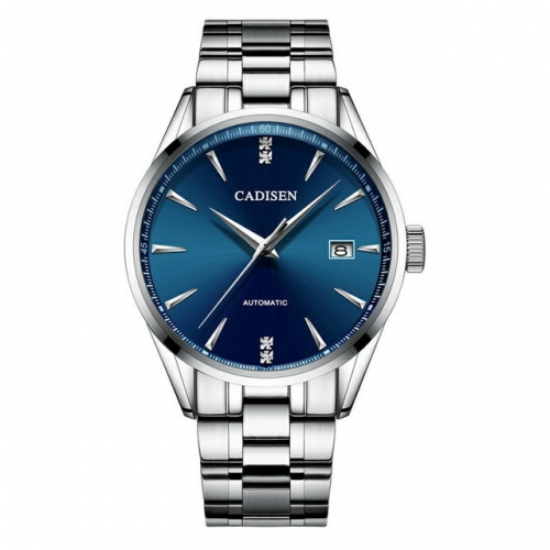 CADISEN new fashion leisure and business waterproof mechanical stainless steel men's watch