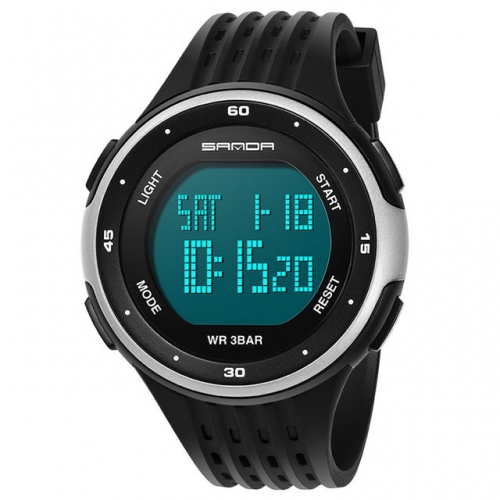 SANDA sport style simplicity personality dial multifunction waterproof electronic men's watch