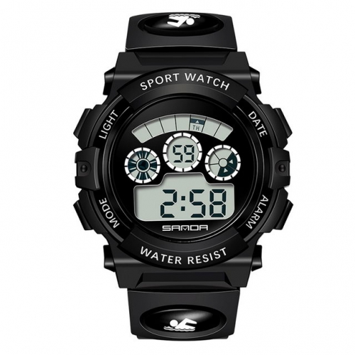 SANDA model s hot sale new series alarm clock multifunction waterproof electronic children's watch