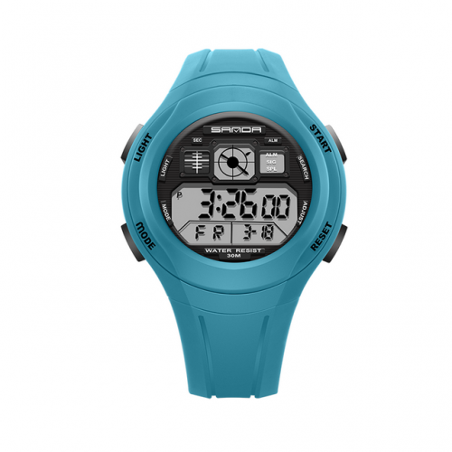 SANDA outdoor sport alarm clock multifunction waterproof electronic children's watch