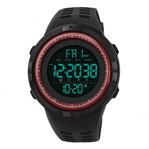 SANDA outdoor sport fashion personality dial multifunction luminous waterproof electronic men's watch