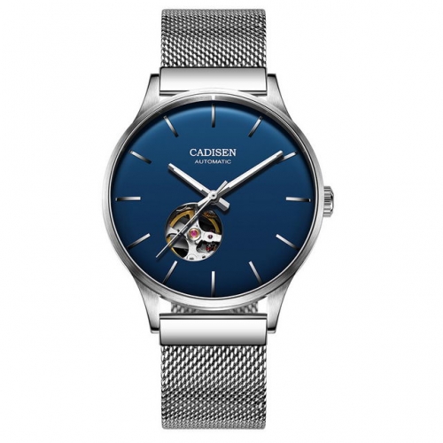 CADISEN Mechanical Watches Vertical dial luminous 50 meters waterproof stainless steel men's watch