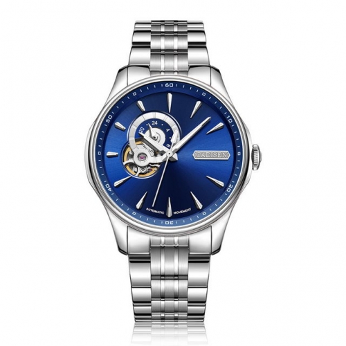 CADISEN Business leisure hollow mechanical watch luminous waterproof solid men's watch
