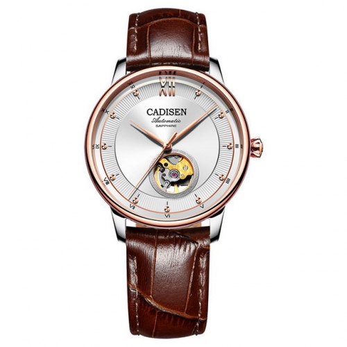 CADISEN Double-sided sapphire men's and women's watches automatic mechanical watches waterproof couple watches