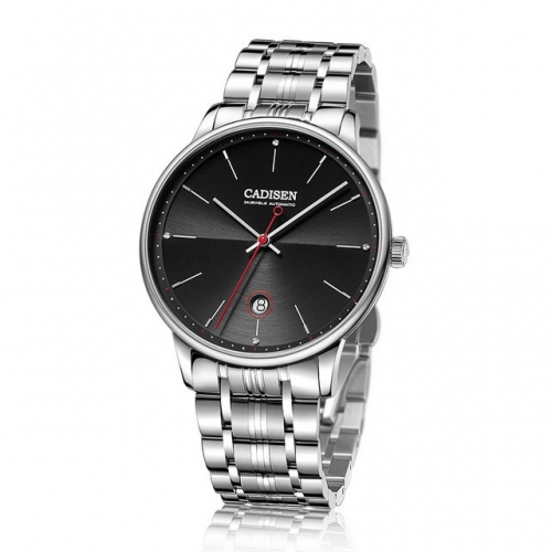 CADISEN Men's mechanical watches fashion business stainless steel waterproof men's watches