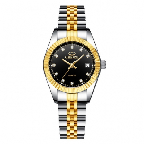 CHENXI Brand Business Watch Wholesale Couple Watch Ladies Calendar Watch