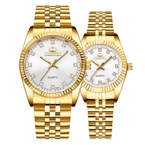 CHENXI Wholesale Lover Waterproof Watch Business Watch Brand Watch Golden Couple Watch