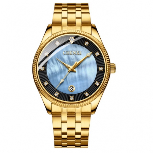 CHENXI Brand Gold Men'S Watch Foreign Trade Quartz Watch Wholesale Steel Men'S Watch