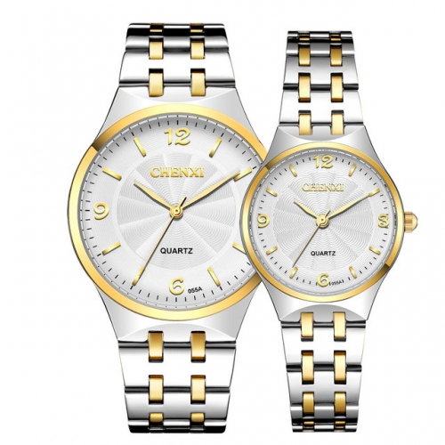 CHENXI Brand Watch Ultra-Thin Waterproof Quartz Watch Fashion Creative Couple Watch Lover Watch