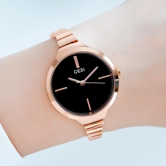 Rose gold-black