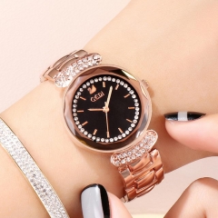 Rose gold-black