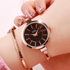 Rose gold-black