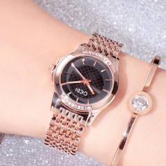 Rose gold-black