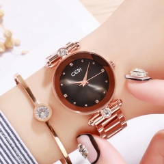 Rose gold-black