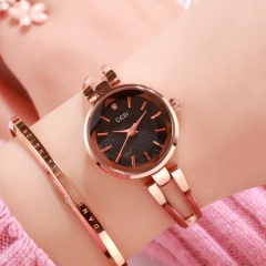 Rose gold-black