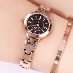 Rose gold-black