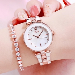 Rose gold-white