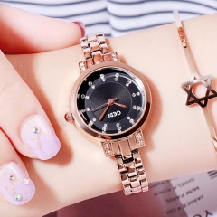 Rose gold-black