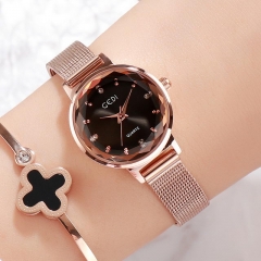 Rose gold-black