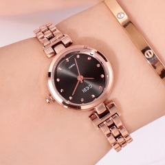 Rose gold-black