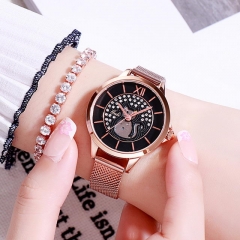 Rose gold-black