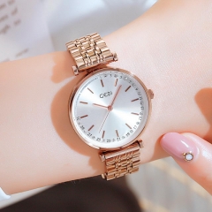 Rose gold-white