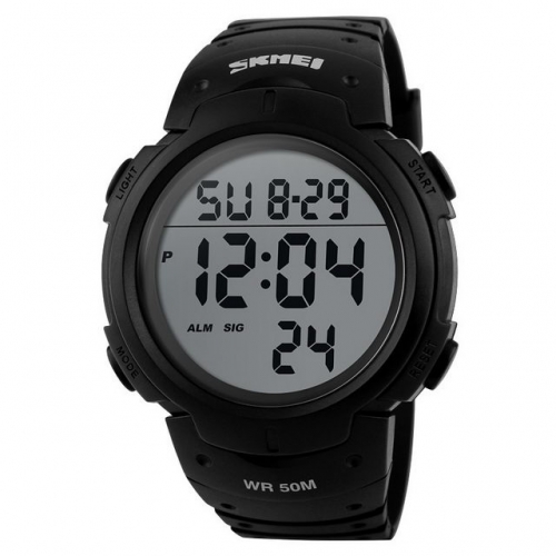 SKMEI Outdoor Sport Multi-function Waterproof Chronograph Luminous Calendar Electronic Men's Watch