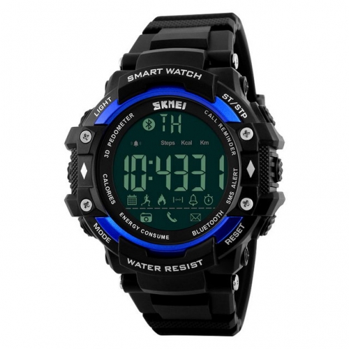 SKMEI Outdoor Sport Steps Count Multi-function Chronograph Luminous Waterproof Electronic Men's Watch
