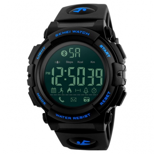 SKMEI Multi-function Outdoor Sport Steps Count Call Remind Luminous Waterproof Smart Men's Watch