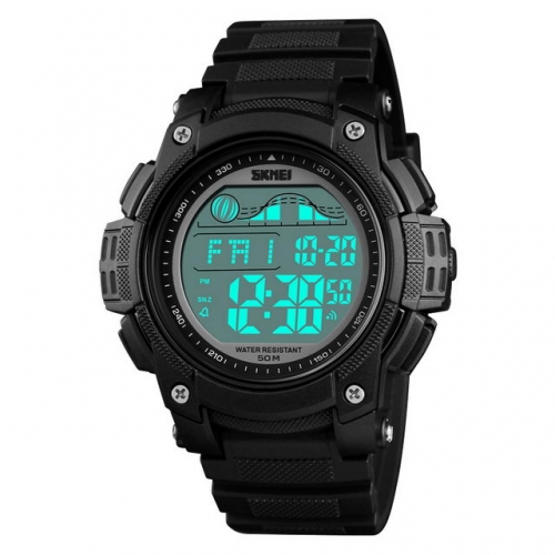 SKMEI Multi-function Chronograph Outdoor Sport Dual Time-zones Luminous Waterproof Electronic Men's Watch