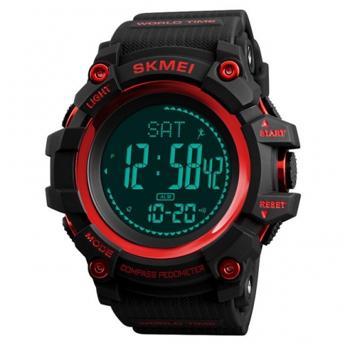 SKMEI Compass Multi-function Outdoor Sport Chronograph Luminous Waterproof Electronic Men's Watch