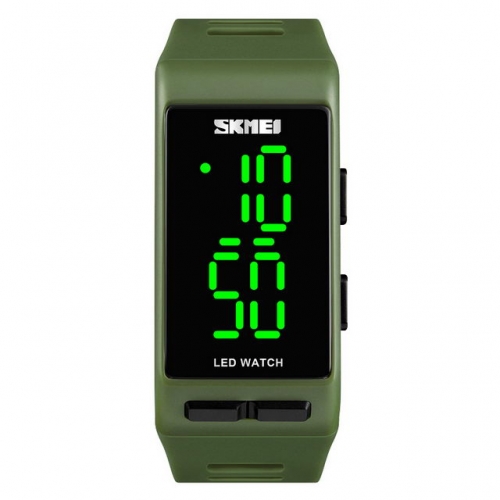 SKMEI Outdoor Sport Square Dial Multi-function Alarm Clock Luminous Waterproof Electronic Men's Watch