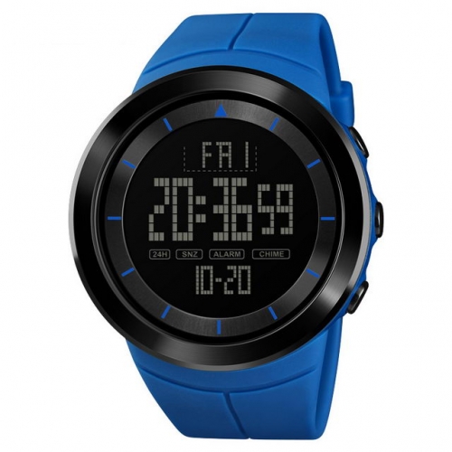 SKMEI Outdoor Sport Big Dial Multi-function Alarm Clock Chronograph Fashion Electronic Men's Watch