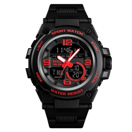 SKMEI Personality Multi-function Outdoor Sport Alarm Clock Chronograph Waterproof Electronic Men's Watch
