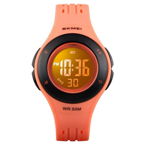 SKMEI Hot Sale Colorful Led Luminous Sport Alarm Clock Chronograph Waterproof Electronic Kids Watch