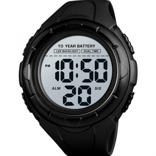 SKMEI Strong Durable Battery Outdoor Sport Alarm Clock Chronograph Luminous Waterproof Electronic Men's Watch