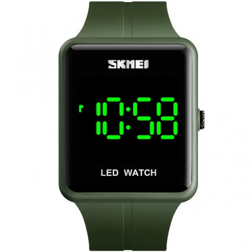 SKMEI Simplicity Student's Big Square Dial Outdoor Sport Luminous Waterproof Electronic Lovers Watch