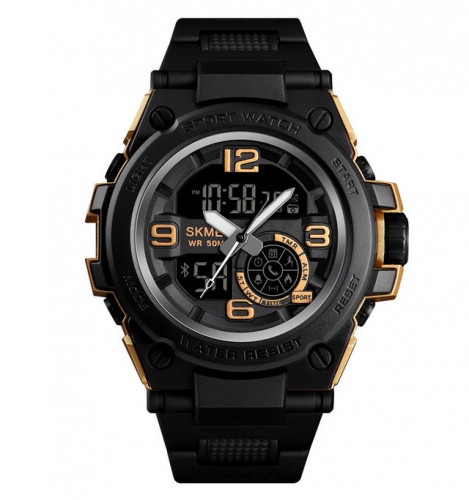 SKMEI Outdoor Sport Multi-function Chronograph Fashion Call Remind Calorie Calculation Waterproof Smart Men's Watch