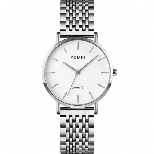 SKMEI High-grade Hot Sale Simplicity Dial Ultra Thin Casual Steel Band Waterproof Quartz Ladies Watch