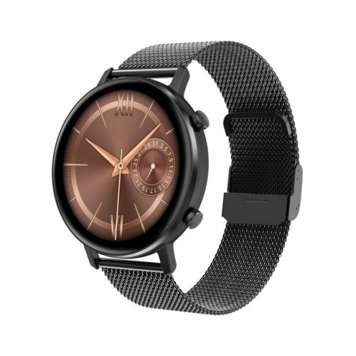 M juniu Multi-function Big Touch Screen Steps Count Versatile Casual Health Testing Call Remind Waterproof Smart Men's Watch