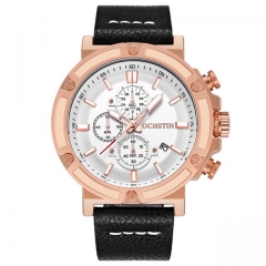 Leather-rose gold white